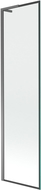 Mexen Next L paravan cadă 1-canat 50 x 150 cm, ramă neagră, metal armat - 895-050-000-03-70-95