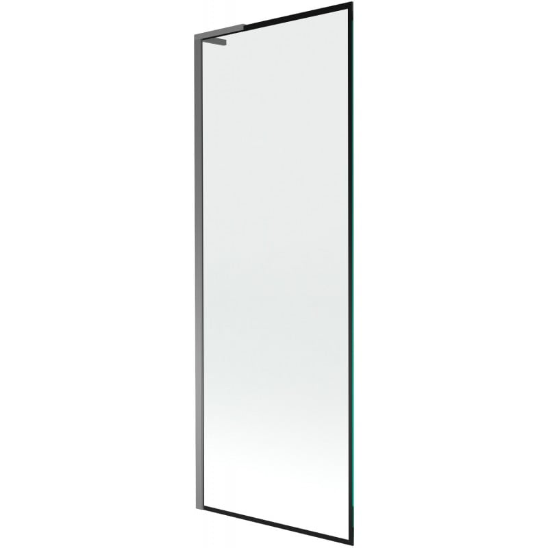 Mexen Next L paravan de duș cu 1 panou, 70 x 150 cm, ramă neagră, finisaj metalic gri - 895-070-000-03-70-95