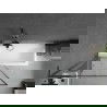Mexen Next L paravan cadă 1-panou 90 x 150 cm, model negru, metal pistol - 895-090-000-03-70-95