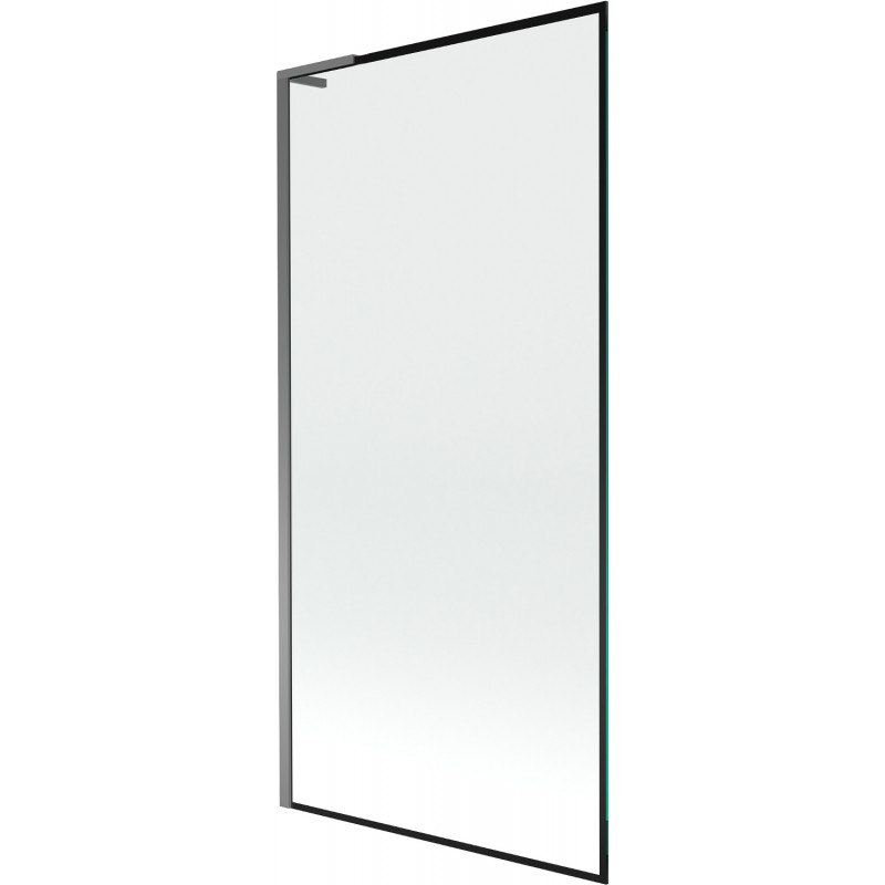 Mexen Next L paravan cadă 1-panou 90 x 150 cm, model negru, metal pistol - 895-090-000-03-70-95