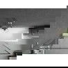 Mexen Next L paravan de baie 1-canat 100 x 150 cm, model negru, gun metal - 895-100-000-03-70-95
