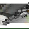 Paravan de cadă Mexen Next L cu 1-canată 50 x 150 cm, model negru, nichel periat - 895-050-000-03-70-97