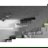 Paravan de cadă Mexen Next L cu 1-canată 50 x 150 cm, model negru, nichel periat - 895-050-000-03-70-97