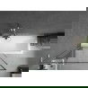 Mexen Next L paravan cadă de baie 1-batant 90 x 150 cm, model negru, nichel periat - 895-090-000-03-70-97