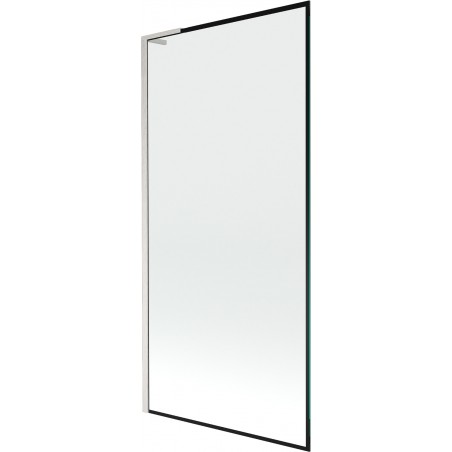Mexen Next L paravan cadă de baie 1-batant 90 x 150 cm, model negru, nichel periat - 895-090-000-03-70-97