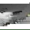 Mexen Next L paravan pentru cadă 1-canată 100 x 150 cm, model negru, nichel periat - 895-100-000-03-70-97