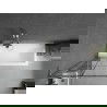 Mexen Next L paravan de baie 1-canat 70 x 150 cm, model negru, crom - 895-070-000-03-77-01