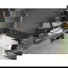 Mexen Next L paravan de cadă 1-canat 70 x 150 cm, model negru, alb - 895-070-000-03-77-20