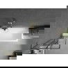 Mexen Next L paravan de cadă cu 1 canat 50 x 150 cm, model negru, auriu - 895-050-000-03-77-50