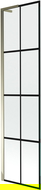 Mexen Next L paravan de cadă cu 1 canat 50 x 150 cm, model negru, auriu - 895-050-000-03-77-50