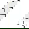 Mexen Next L paravan de cadă 1-panou 90 x 150 cm, model negru, auriu periat - 895-090-000-03-77-55