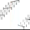 Mexen Next L paravan de cadă 1-canat 70 x 150 cm, model negru, aur roz - 895-070-000-03-77-60
