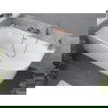 Cadă Mexen Mia, colțar stânga, 160 x 75 cm, alb, cu depășire aur roz - 52691607500L-60
