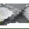 Mexen Mia szabadon álló bal oldali kád 160 x 75 cm, fehér, kefélt nikkel lefolyó - 52691607500L-97