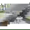 Cada dus de baie independente Mia 170 x 80 cm, alb, cu preaplin auriu - 52691708000L-50