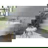 Mexen Mia cadașe liber stânga 170 x 80 cm, alb, descarcare gun gray periat - 52691708000L-66