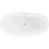 Mexen Eris cadafre standing 155 x 80 cm, alb, scurgere din aur periat - 53441558000-55