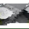 Cada Mia cadă independentă colțară stângă 170 x 80 cm, alb/negru, preluare crom - 52691708075L-01