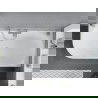 Mexen Mia cadafă de baie freestanding colțar dreapta 170 x 80 cm, alb, evacuare nichel periat - 52691708000P-97