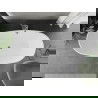 Mexen Eris cada liberă 170 x 80 cm, alb, evacuare crom - 53441708000-01