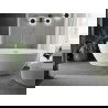 Mexen Eris szabadon álló kád 170 x 80 cm, fehér, kefélt nikkel lefolyóval - 53441708000-97