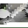 Mexen Eris cada de baie independentă 170 x 80 cm, alb/negru, preaplin alb - 53441708075-20