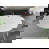 Mexen Eris cada liberă 170 x 80 cm, alb/negru, supraplin aur roz - 53441708075-60