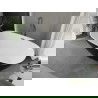 Cada Eris cadă independentă 170 x 80 cm, alb/negru, evacuare gun gray periat - 53441708075-66