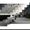 Cada Eris cadă independentă 170 x 80 cm, alb/negru, evacuare gun gray periat - 53441708075-66