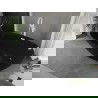 Mexen Eris cada liberă 170 x 80 cm, neagră, cu preaplin alb - 53441708070-20