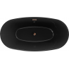 Mexen Eris cada wolnostojąca 170 x 80 cm, negru, preaplin roz auriu - 53441708070-60