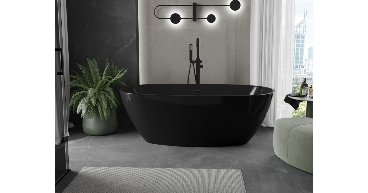 Blackish House sideA / Z セット Mexen Eris cadă independentă 170 x 80 cm, neagră, preaplin negru