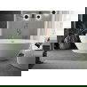 Cada Eris cadă freestanding 180 x 80 cm, alb, evacuare din cupru periat - 53441808000-65