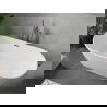 Mexen Flavia szabadon álló kád 150 x 75 cm, fehér, gun gray csiszolt túlcsordulás - 54031507500-66
