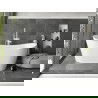 Cadran Montana, cadă independentă 150 x 75 cm, alb, evacuare albă - 52011507500-20
