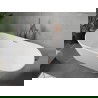 Mexen Flavia szabadon álló fürdőkád 160 x 75 cm, fehér, rózsaarany lefolyó - 54031608000-60