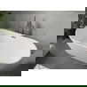 Mexen Flavia szabadon álló kád 160 x 75 cm, fehér, gun metal overflow - 54031608000-95