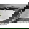 Mexen Flavia cada una 170 x 75 cm, alb, preapă crom - 54031708000-01