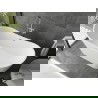 Cada Montana cada vârf de 170 x 80 cm, alb, supap cromat - 52011708000-01