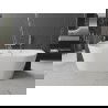 Mexen Oval cadă freestanding, de perete 180 x 80 cm, alb, cu preaplin crom - 52671808000-01