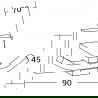 Mexen Vane cuier dublu pentru prosoape, Crom - 7020935-00