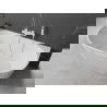 Mexen Oval cadă freestanding, 180 x 80 cm, alb, evacuare albă - 52671808000-20