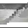 Mexen Oval cadă freestanding, 180 x 80 cm, alb, evacuare albă - 52671808000-20