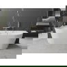 Cada Ovală cadă independentă de perete 170 x 80 cm, alb, scurgere aurie - 52671708000-50