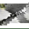 Cada Montana cada wolnostojąca 170 x 80 cm, albă, scurgere gun gray periat - 52011708000-66