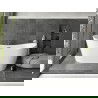 Cada Montana cada wolnostojąca 170 x 80 cm, albă, scurgere gun gray periat - 52011708000-66