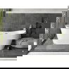 Cada Montana cada liber sau 170 x 80 cm, alb, scurgere gun metal - 52011708000-95
