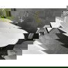 Mexen Montana cadă liberă 170 x 80 cm, alb/negru, suprafață aurie - 52011708075-50