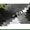 Cadă freestanding Mexen Montana 170 x 80 cm, neagră, cu preaplin crom - 52011708070-01