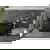 Cadă freestanding Mexen Montana 170 x 80 cm, neagră, cu preaplin crom - 52011708070-01